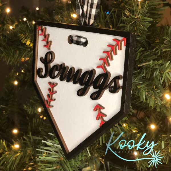 3D Personalized Baseball Bag Tag | Personalized Baseball Bag Charm | Bogg Bag Tag | Personalized Baseball Charm