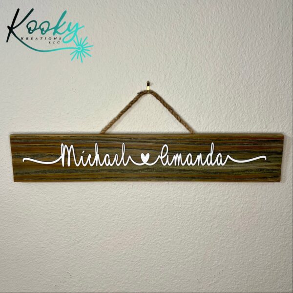 Personalized True Love Pallet Sign
