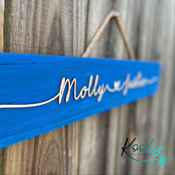 Personalized True Love Pallet Sign